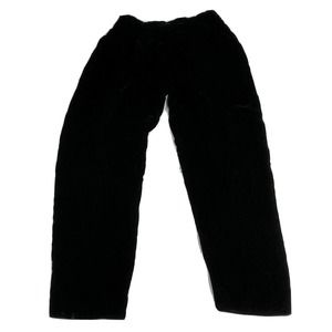 Vintage Lane Bryant Women’s Size 14/16 Y2K High Waist Black Pull-On Velvet Pants